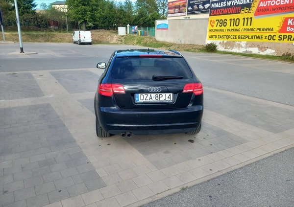 Audi A3 cena 29950 przebieg: 220500, rok produkcji 2008 z Skalbmierz małe 56